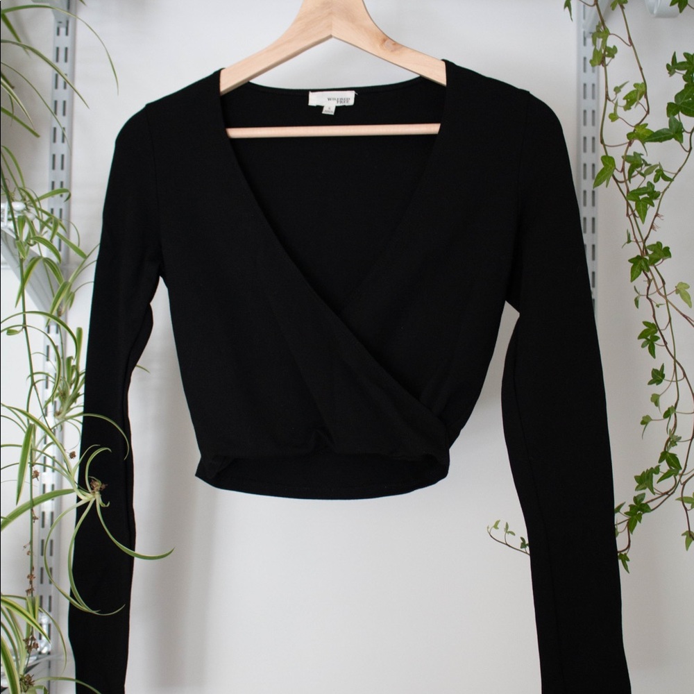 Wilfred Deep V Top Long-sleeve